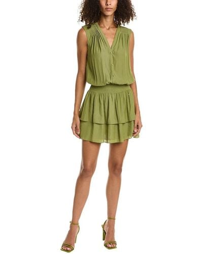 Ramy Brook Greta Mini Dress - Green