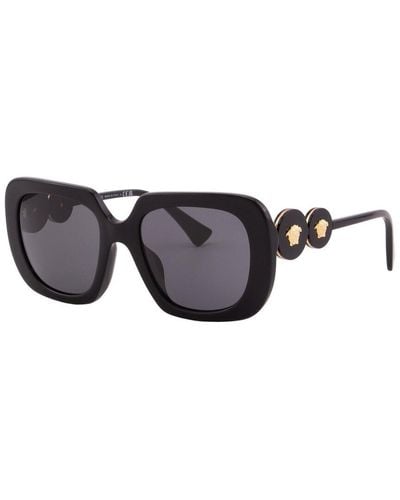 Versace Ve4434f 54mm Sunglasses - Black