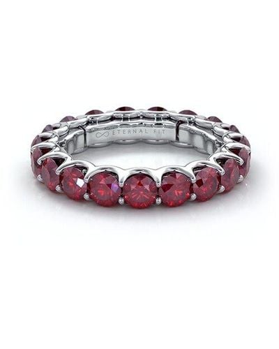 The Eternal Fit 14k 3.60 Ct. Tw. Ruby Eternity Ring - Multicolour