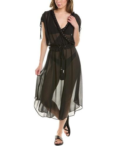 Ramy Brook Embellished Merritt Cover-up Dress - Black