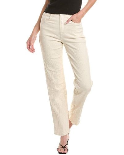 Triarchy Ms. Off White High-rise Straight Jean - Natural