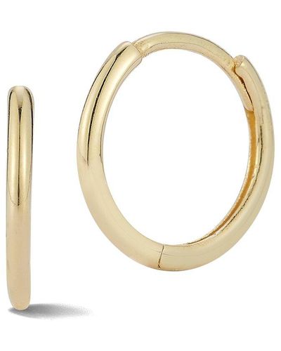 Ember Fine Jewelry 14k Polished Huggie Earrings - Metallic