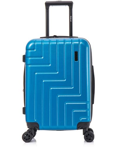DUKAP Zahav Lightweight Expandable Hardside Spinner Luggage 20" - Blue