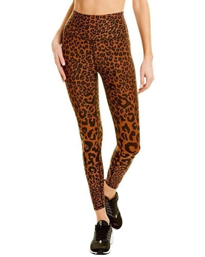 GOOD AMERICAN Leopard Legging - Brown