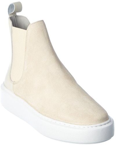 Grenson Suede Chelsea Trainer - Natural