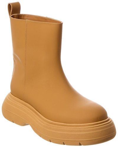 Gia Borghini X Pernille Teisbaek Leather Boot - Brown