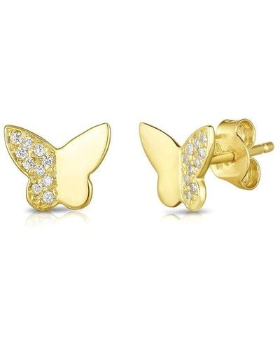 Ember Fine Jewelry 14k Diamond Earrings - Metallic