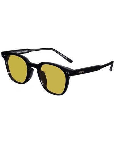 Simplify Ssu126-c2 46mm Polarized Sunglasses - Black