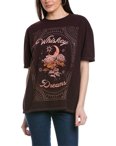 Project Social T Whiskey Dreams Oversized T-shirt - Black