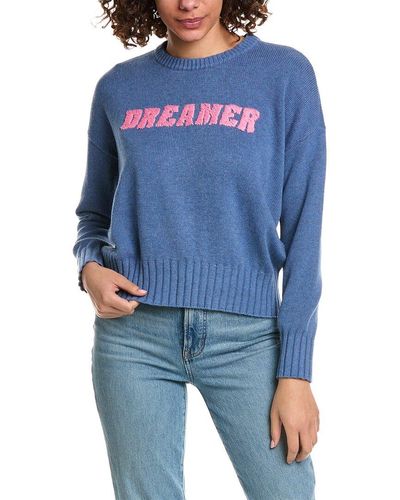 Minnie Rose Dreamer Cashmere-blend Sweater - Blue