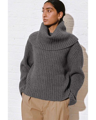 Mara Hoffman Lucca Sweater - Gray