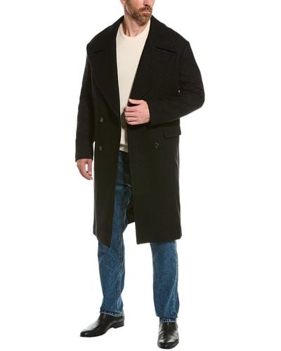 AllSaints Banshee Wool-blend Coat - Black