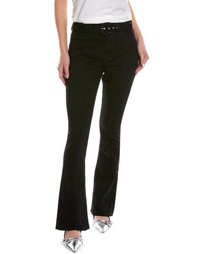 7 For All Mankind Black Ultra High-rise Skinny Bootcut Jean