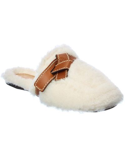 white mule flats