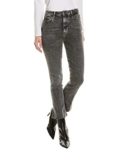 7 For All Mankind Ultimate Ultra High-rise Skinny Kick Jean - Gray