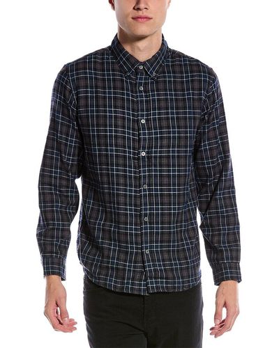 Slate & Stone Flannel Button-down Collar Shirt - Blue