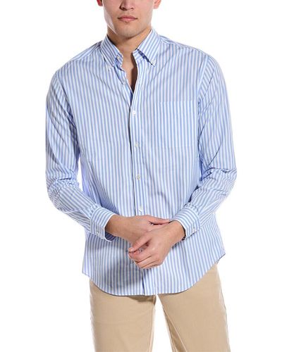 J.McLaughlin Collis Button-down Shirt - Blue