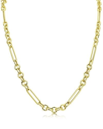 Meira T 14k Paperclip Chain Necklace - Metallic