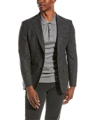 BOSS Wool-blend Blazer - Grey