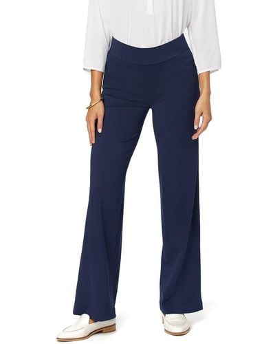 NYDJ Relaxed Leg Pull-on Straight Jean - Blue