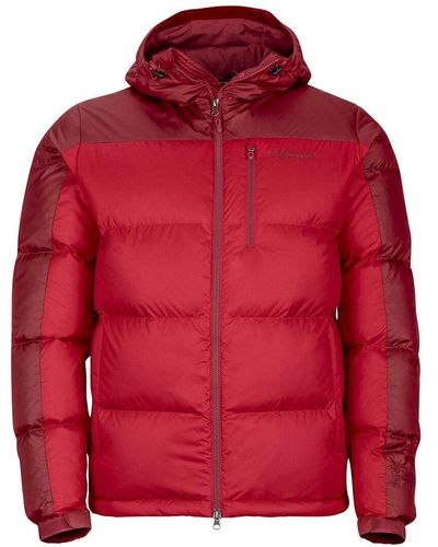 Marmot Guides Down Hoodie - Red