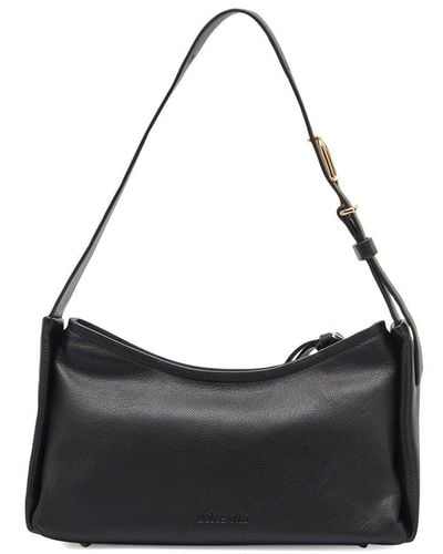Dolce Vita Leather Shoulder Bag - Black