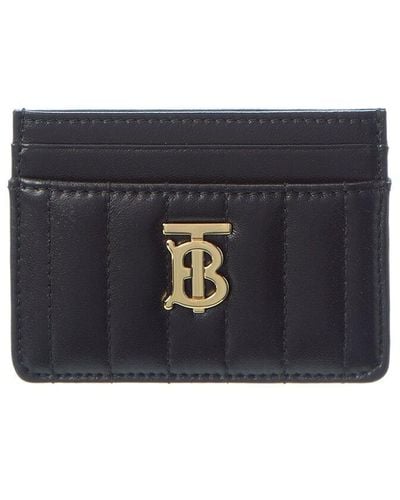 Burberry Lola Quilted Leather Card Holder - Black