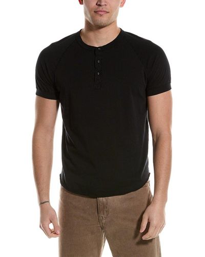 Save Khaki Henley Shirt - Black