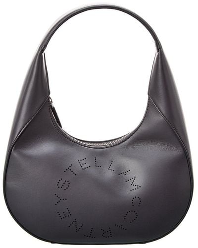 Stella McCartney Stella Logo Small Hobo Bag - Gray