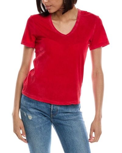 Cotton Citizen Standard V-neck T-shirt - Red