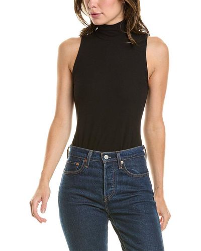 Donna Karan Sleeveless Bodysuit - Black