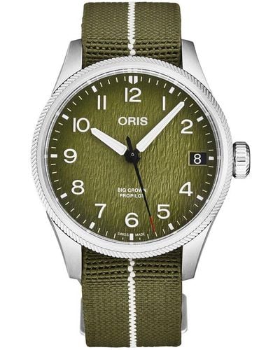 Oris Big Crown Watch - Green