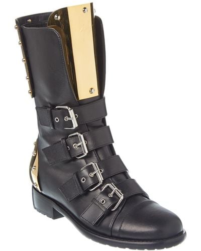 Giuseppe Zanotti Leather Boot - Black