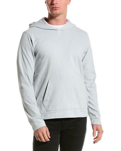 Vince Brushed Jersey Hoodie - Gray