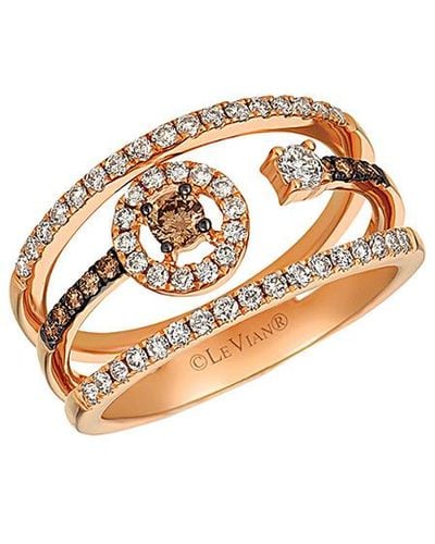 Le Vian Le Vian 14k Rose Gold 0.67 Ct. Tw. Diamond Ring - White
