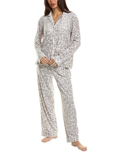 Donna Karan 2pc Top & Pant Set - Gray