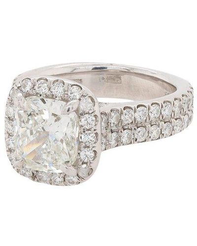 Diana M. Jewels Fine Jewellery Platinum 3.51 Ct. Tw. Diamond Ring - White