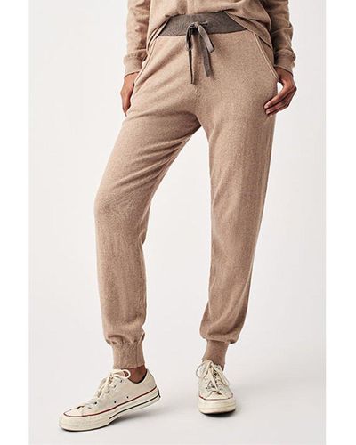 Faherty Surf Sweater Cashmere-blend Jogger Pant - Natural