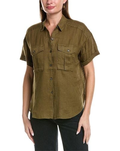 Alex Mill Utility Linen Shirt - Green