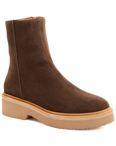 Aquatalia Maddie Weatherproof Suede Boot - Brown