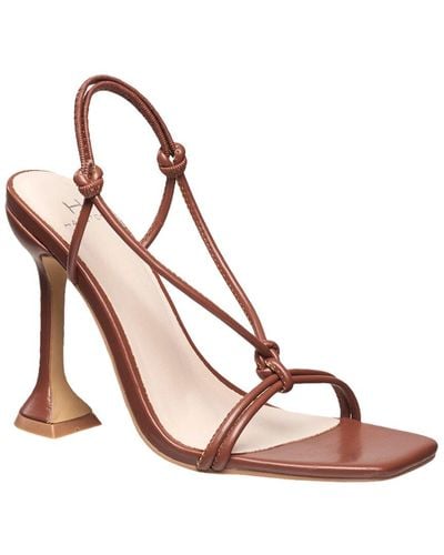 H Halston Picasso Leather Sandal - Pink
