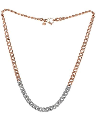 Diana M. Jewels Fine Jewelry 14k Rose Gold 1.40 Ct. Tw. Diamond Necklace - Metallic
