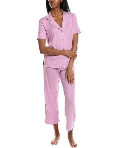 N Natori Oasis Pajama Pant Set - Pink