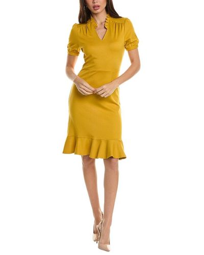 Nanette Lepore Sheath Dress - Yellow