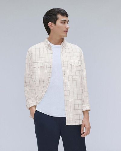 Everlane The Brushed Flannel Shirt - White