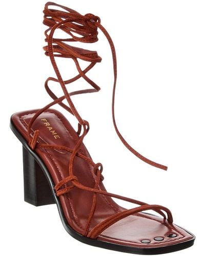 FRAME Le Doheny Leather Sandal - Brown