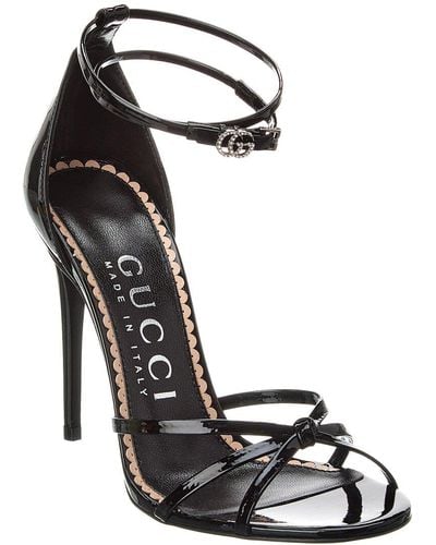 Gucci Strappy Leather Sandal - Black