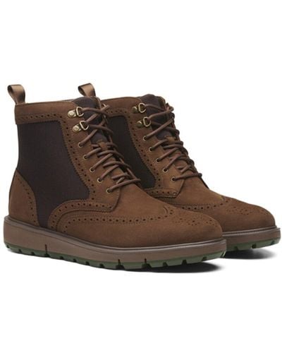 Swims Motion Wingtip Boot - Brown