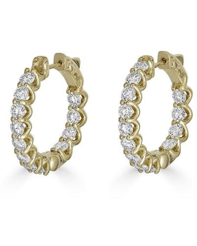 Monary 14k 4.30 Ct. Tw. Diamond Earrings - Metallic