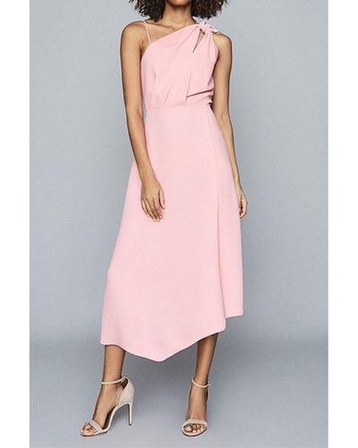 Reiss Delilah Midi Dress - Pink